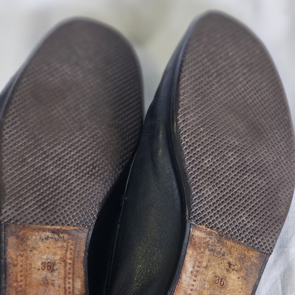 Gucci Jordaan Women's Loafers Black Leather Shoes Luxury Prep - Size 36 - Picture 13 of 14